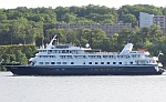 Cruise Ship sailing bay McNair Hall, Michigan Tech Au 2012