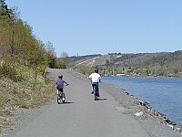 Houghton Waterfront Trail bike riding