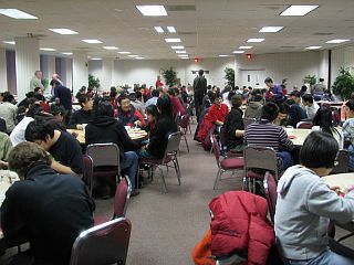 Scene of the Dinner at the Memorial Union Ballroom