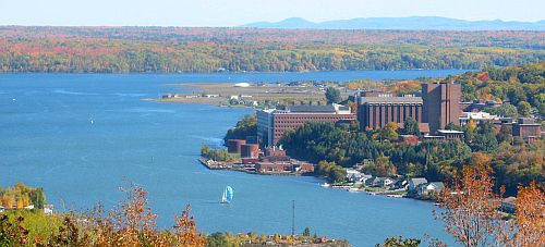 Michigan Tech view in the Autumn