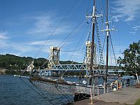 Schooner Madeline visits Houghton