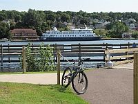 View on the Hancock side trail near the Ramada Inn