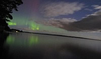 Aurora Borealis seen near Houghton