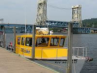 RV Agassiz on Houghton Waterfront