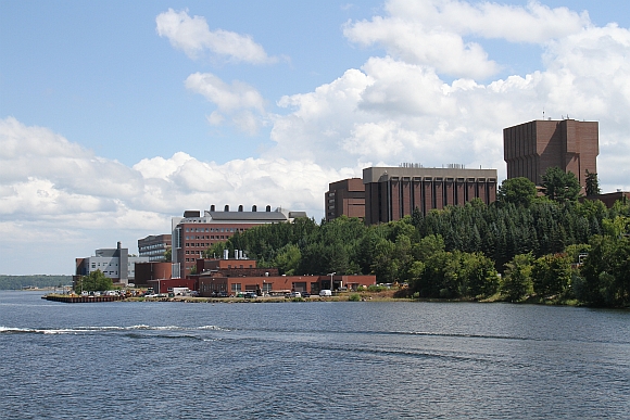 Great Lakes Research Center view from the water from the west