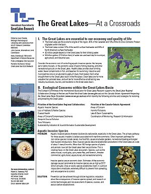 The Great Lakes—At a Crossroads -- International Association for Great Lakes Research