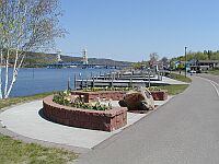 Houghton Lakeshore Trail garden