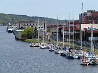 Sailboat Racers take a break in Houghton