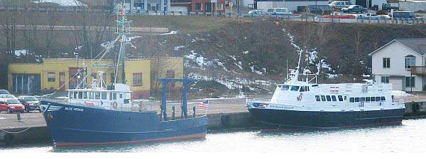 RV Blue Heron and MV Isle Royale Queen IV