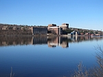 Michigan Tech Campus View on the Keweenaw Waterway