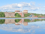 Waterfront view Michigan Tech Campus
