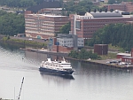 Great Lakes Cuise Ship Yorktown sails by Michigan Tech July 2012